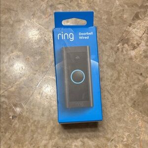 Ring Wired Doorbell - Black and Blue
